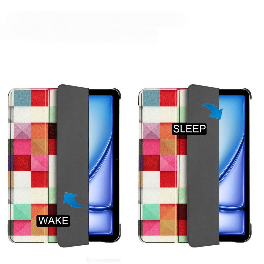 Cover-Discount  iPad Air 11 2024 - Tri-fold Smart Case Motiv 