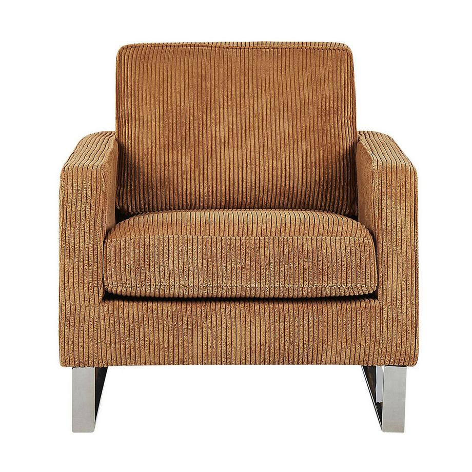 Beliani Sessel aus Cord Retro VIND  