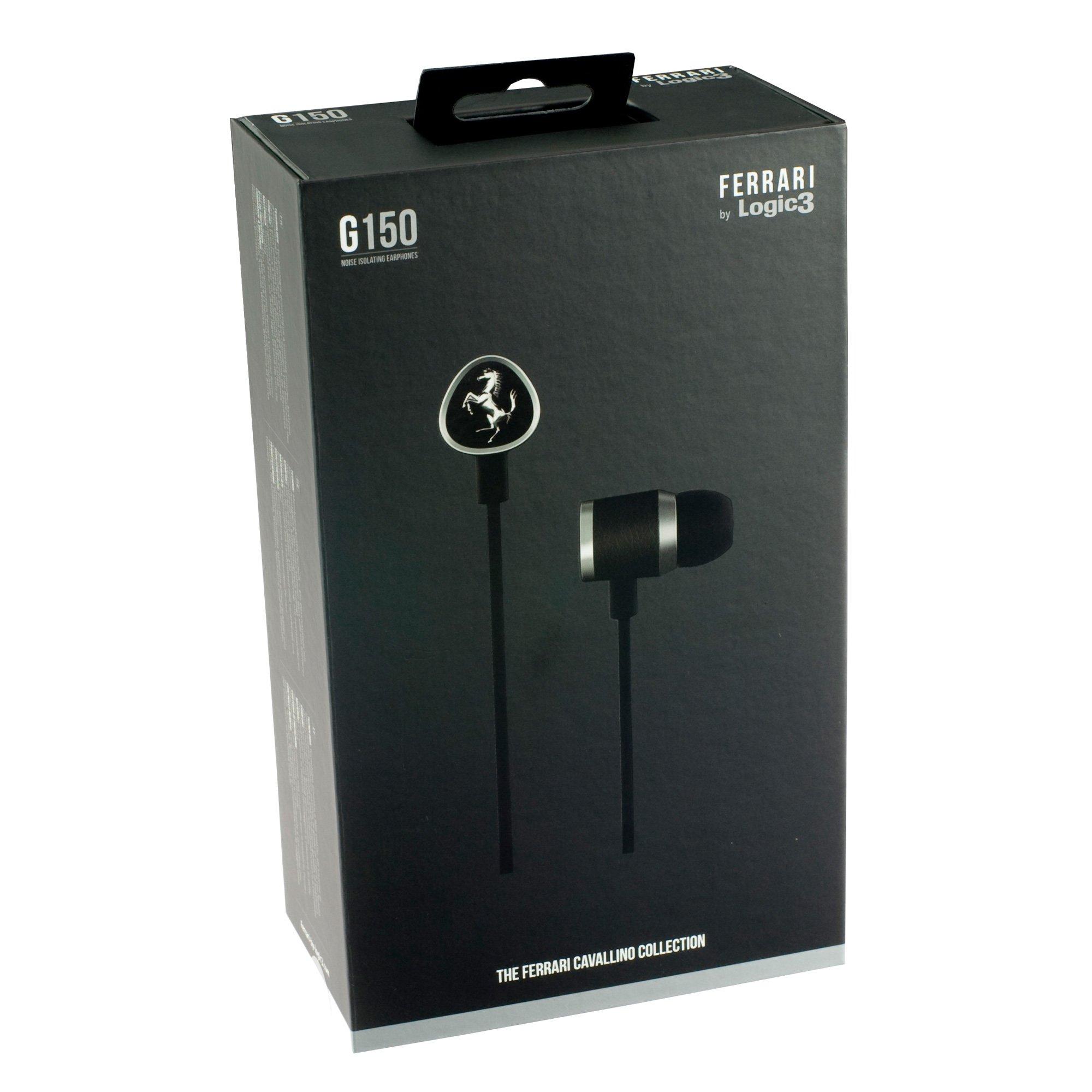 Ferrari by Logic3  Ferrari by Logic3 Cavallino G150 Auricolare Cablato In-ear Nero 