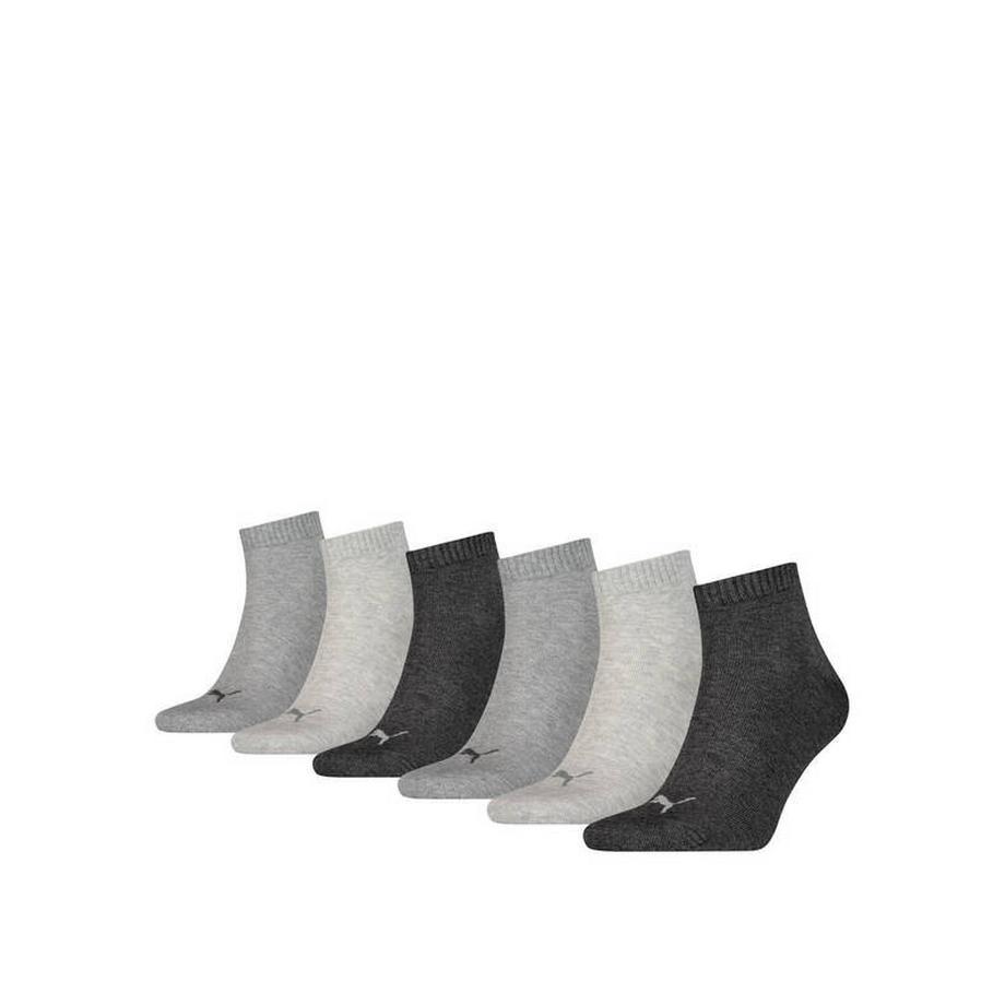 PUMA Chaussettes Quarter Lot de 6  