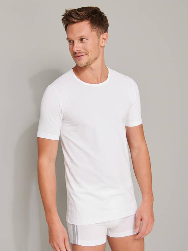 Schiesser Organic Cotton Rundhals Kurzarm T-Shirt 2er-Pack  