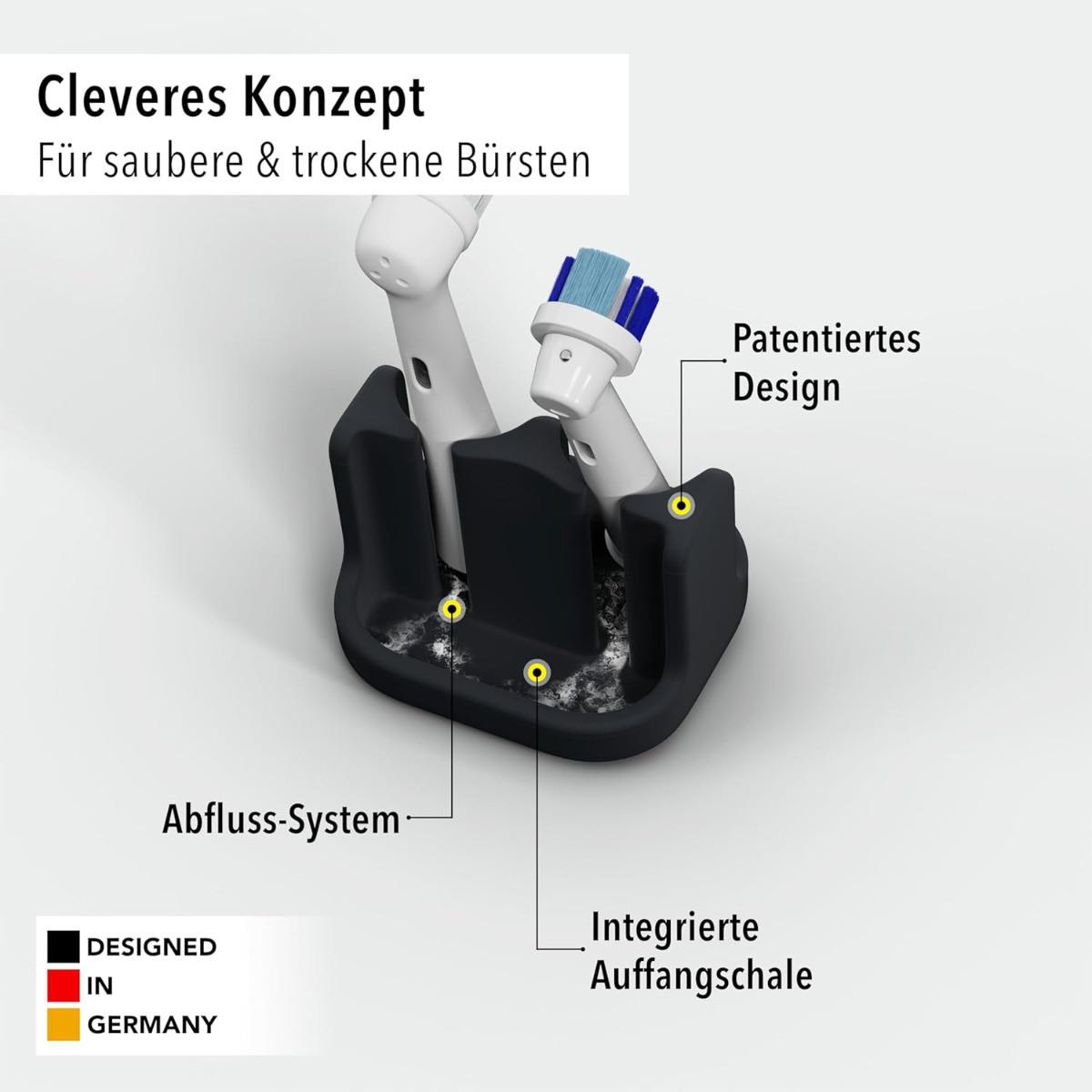 Qikfresh  Aufsteckbürstenhalter 2er 