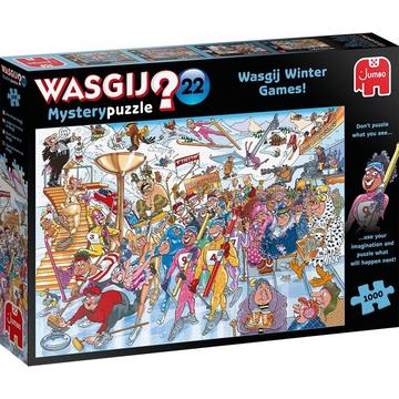 Jumbo Wasgij Puzzle Mystery 22 - Jeux d'hiver Wasgij ! (1000 pièces)