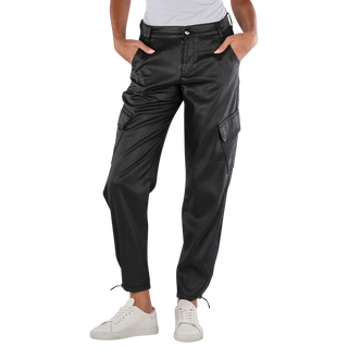 ANGELS Alma Crop Cargo Pants Relaxed Fit Smooth Coating  