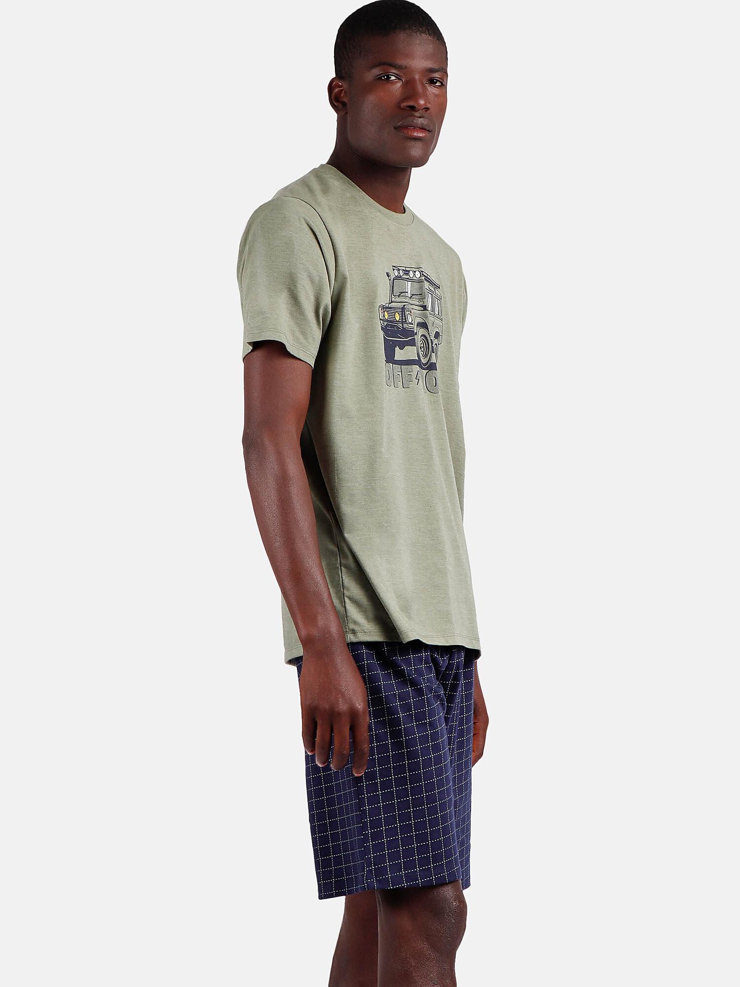 Admas  Pigiama loungewear pantaloncini t-shirt Road 