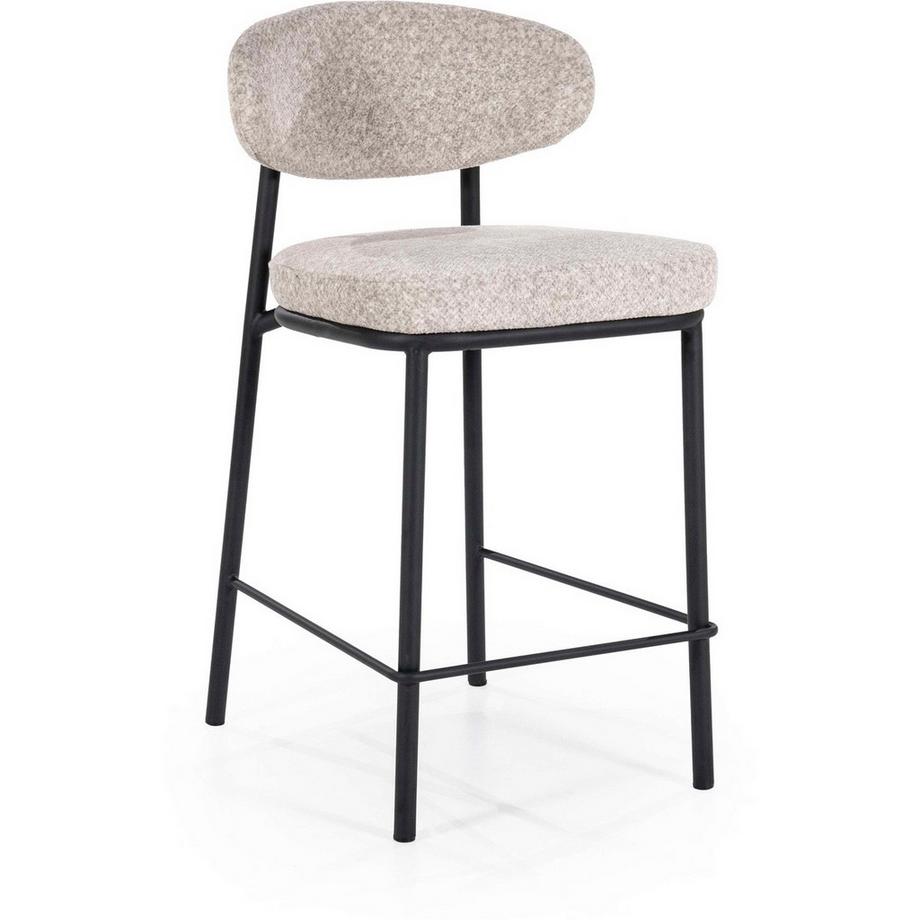 mutoni Sgabello da bar Jari beige  
