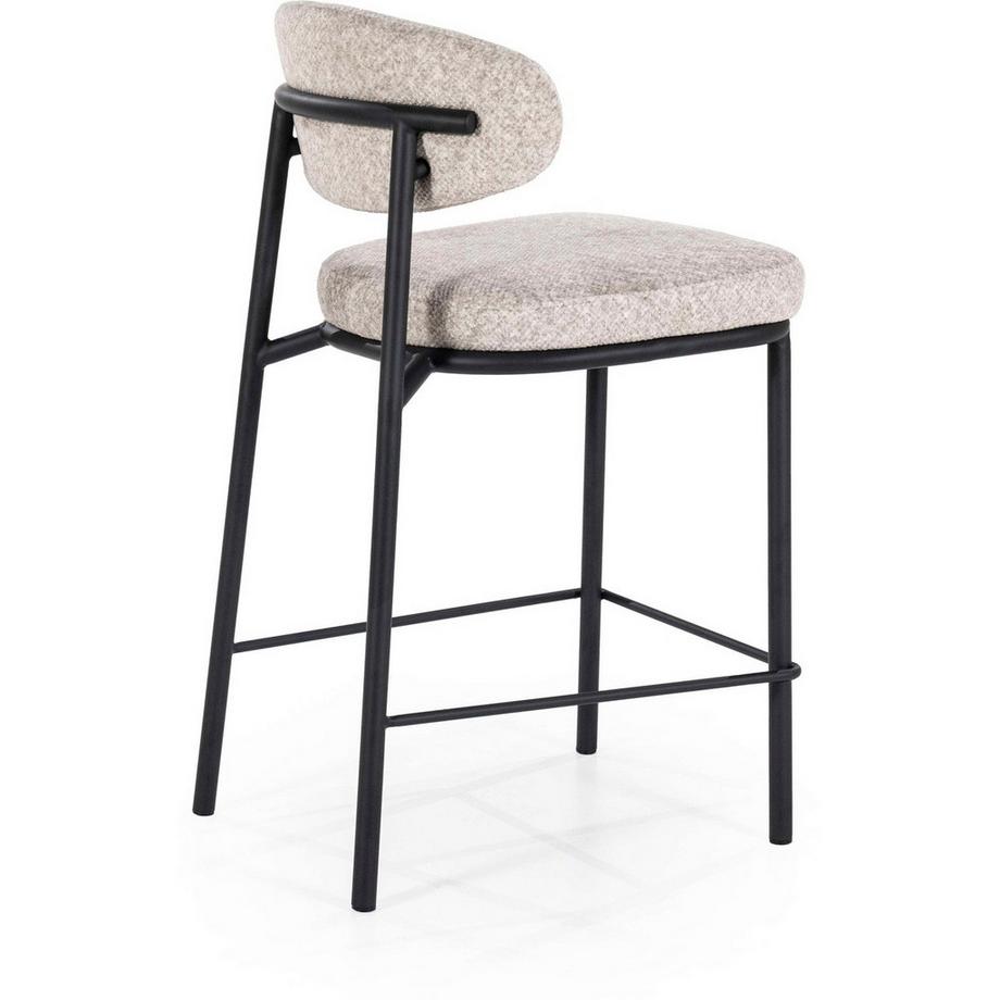 mutoni Sgabello da bar Jari beige  
