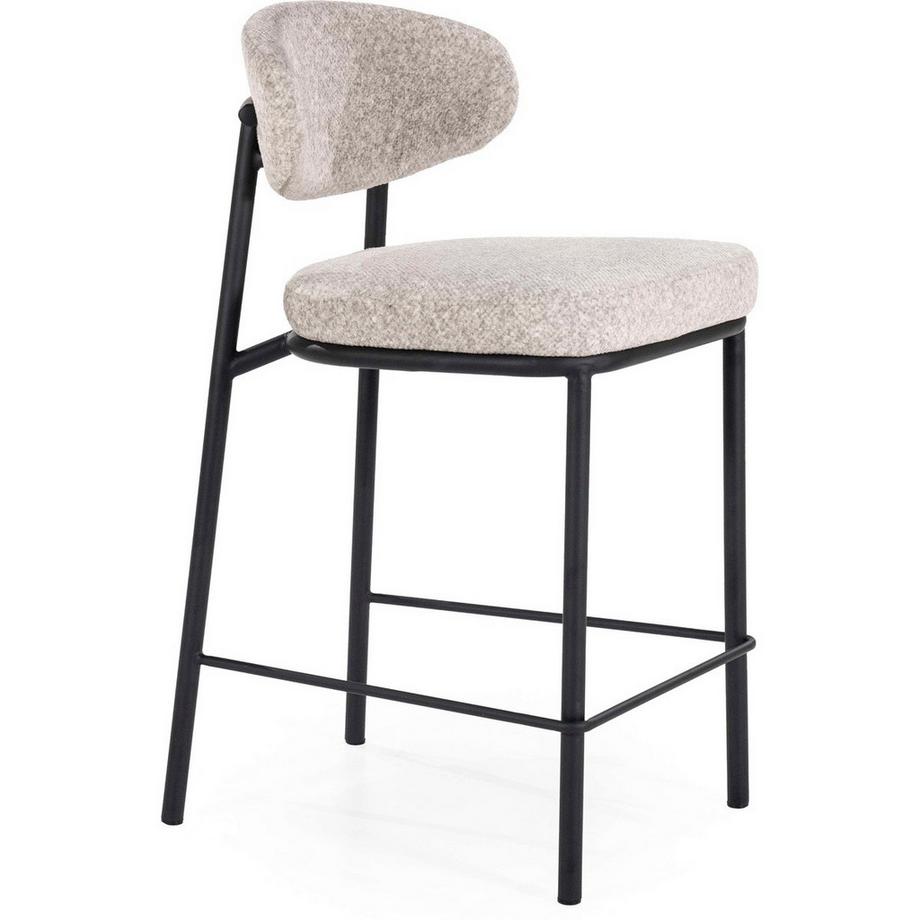 mutoni Sgabello da bar Jari beige  