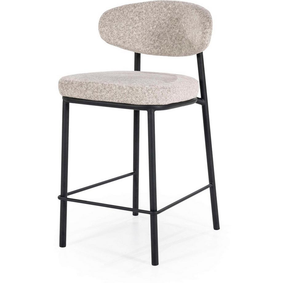Sgabello da bar Jari beige