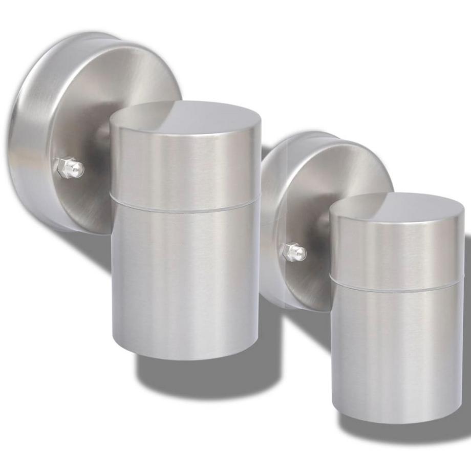 VidaXL Applique murale acier inoxydable  