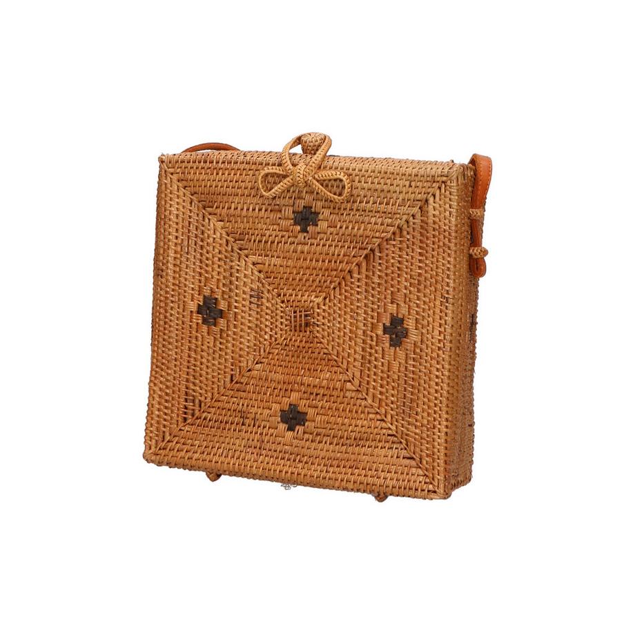 Gave Lux Borsa a tracolla in rattan  