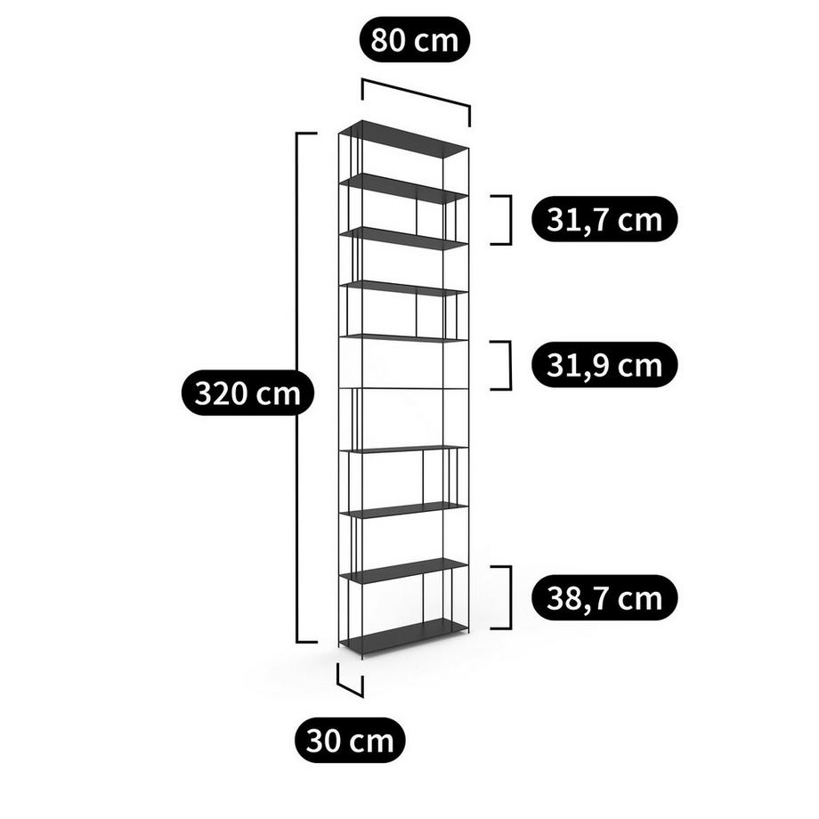 AM.PM Bücherregal Parallel XXL  