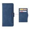 Cover-Discount  Nokia 2.4 - Etui mit vielen Kartenfächer Blau