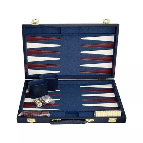 WEIBLE  Backgammon Blau 