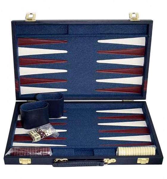 WEIBLE  Backgammon Blau 