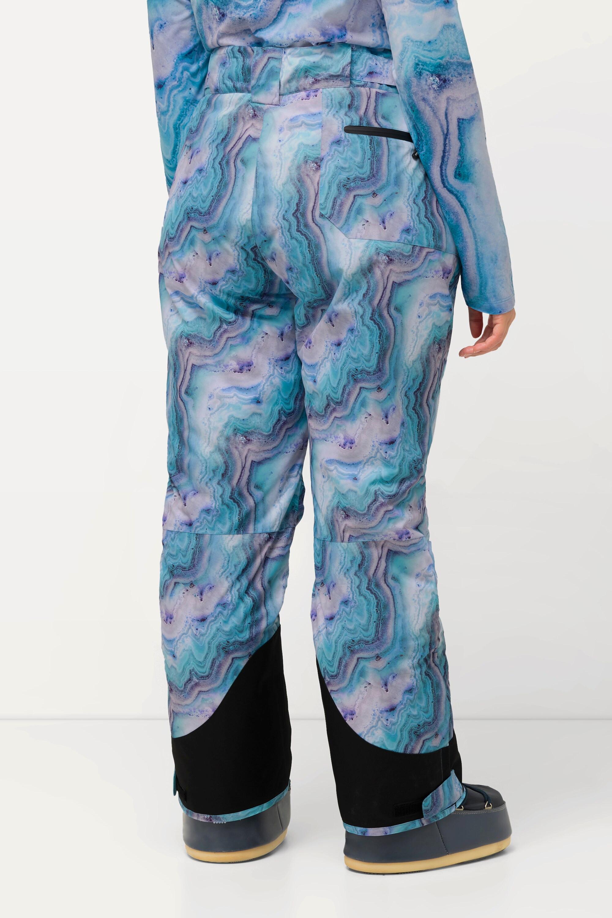 Ulla Popken Funktionshose Skihose wasserdicht Formknie Klettriegel  