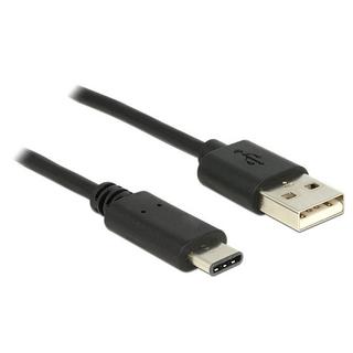 DeLock  83600 cavo USB 1 m USB 2.0 USB C USB A Nero 