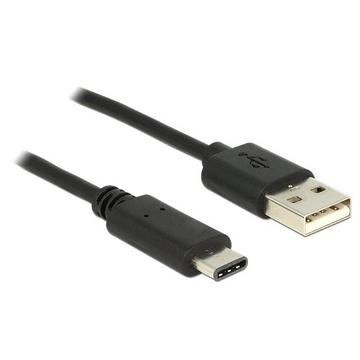 83600 USB Kabel 1 m USB 2.0 USB C USB A Schwarz