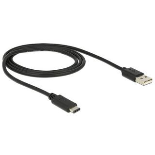 DeLock  83600 cavo USB 1 m USB 2.0 USB C USB A Nero 