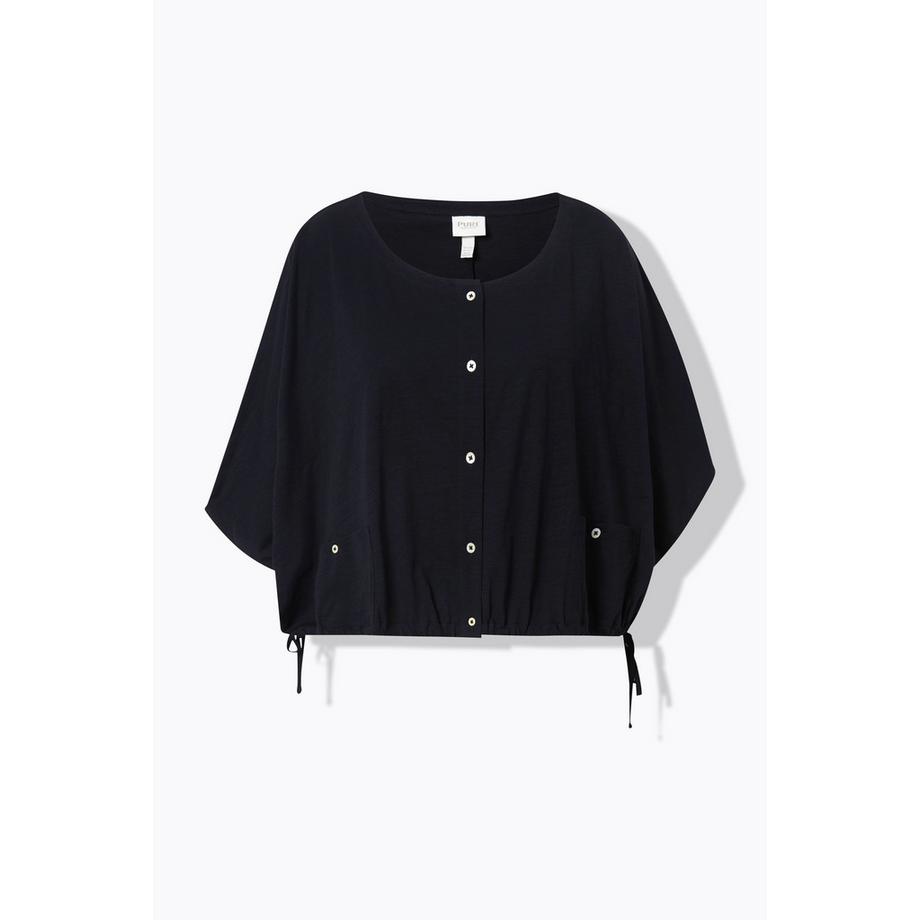 Ulla Popken Shirt Saumband Rundhals Halbarm  