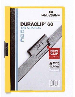 DURABLE DURABLE Klemmhefter DURACLIP 60 A4 220904 gelb  