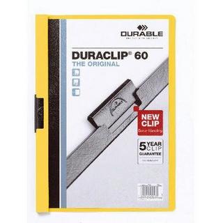 DURABLE DURABLE Klemmhefter DURACLIP 60 A4 220904 gelb  