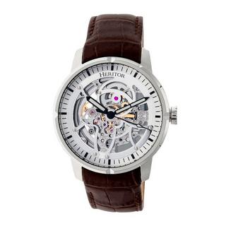 Heritor Automatic  Montre Heritor Automatic Ryder Skeleton avec bracelet en cuir 