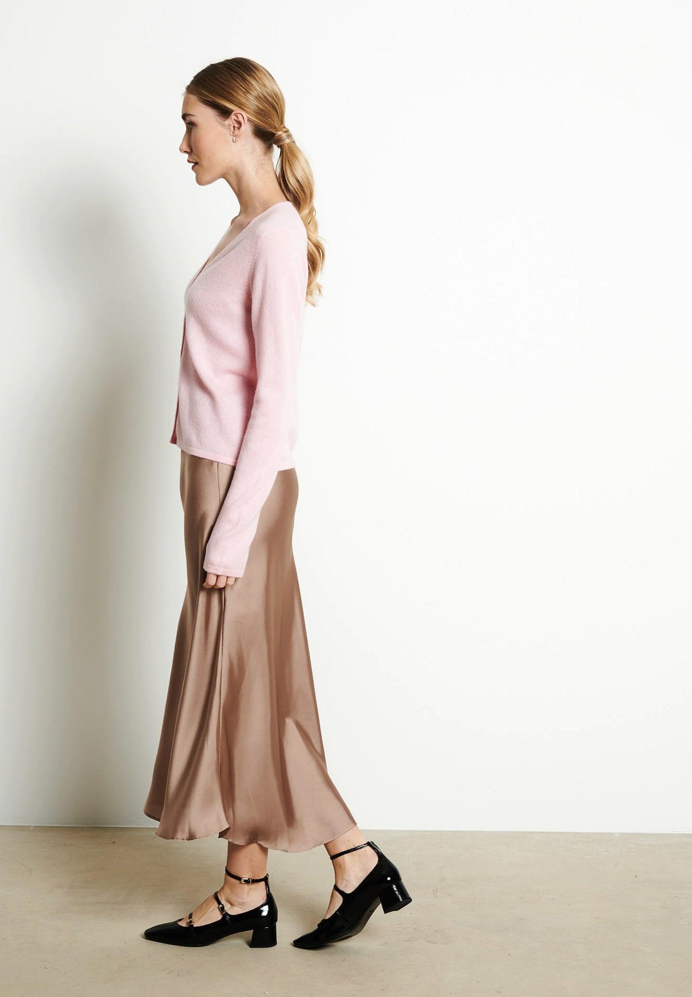 Studio Cashmere8 LILLY 7 V-Ausschnitt taillierte Strickjacke  