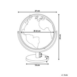 Beliani Globo en Materiale sintetico Moderno DRAKE  