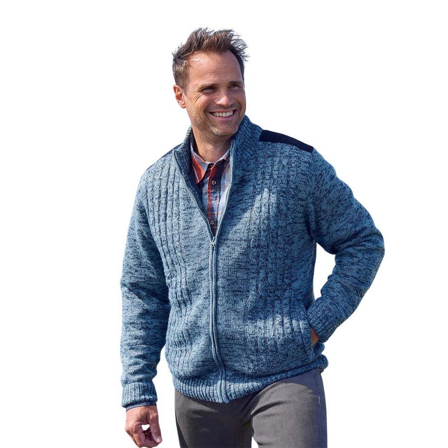 Atlas For Men Veste Doublée Polaire à Col Montant  