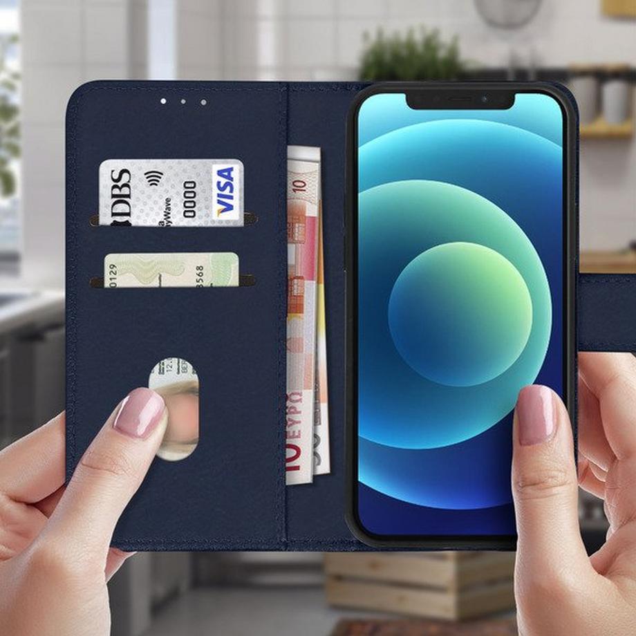 Avizar  Klapphülle iPhone 12 Mini Blau 