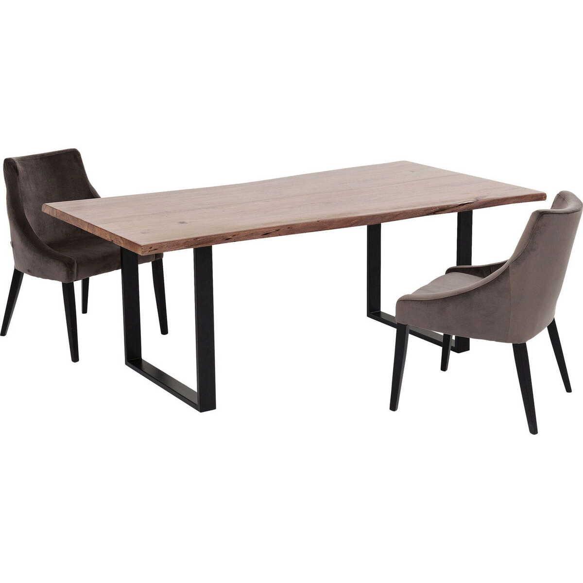 KARE Design Table Harmony Walnut Noir 160x80cm  