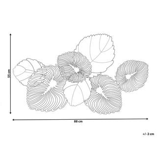 Beliani Decorazione da parete en Ferro Glamour MAGNESIUM  