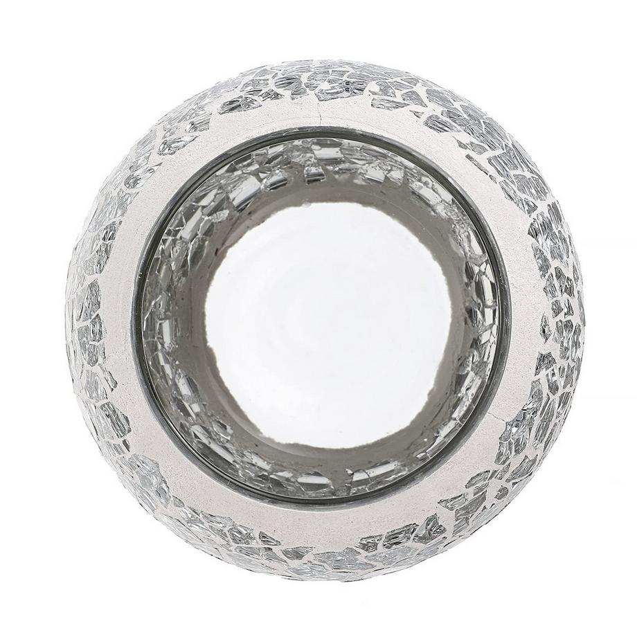 Alopini  3er-Set Mosaik-Glas Teelichthalter, dekorative Votivkerzenhalter, runde Kerzenhalter 