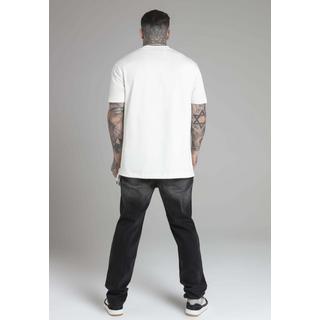 Sik Silk  T-Shirt Oversized T-Shirt in Ecru 