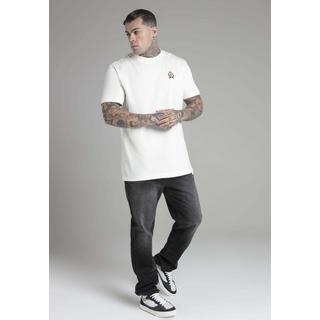 Sik Silk  T-Shirt Oversized T-Shirt in Ecru 