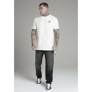 Sik Silk  T-Shirt Oversized T-Shirt in Ecru 