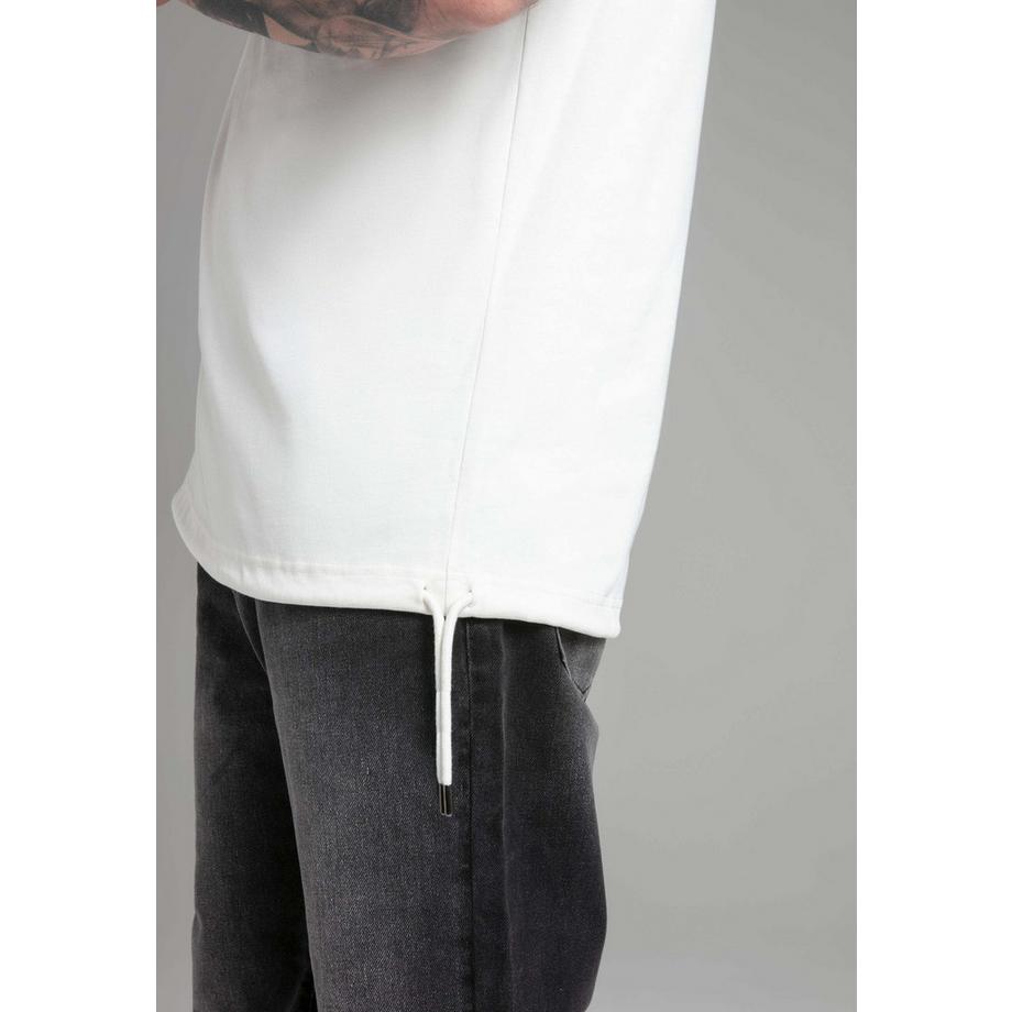 Sik Silk T-Shirt Oversized Ecru  