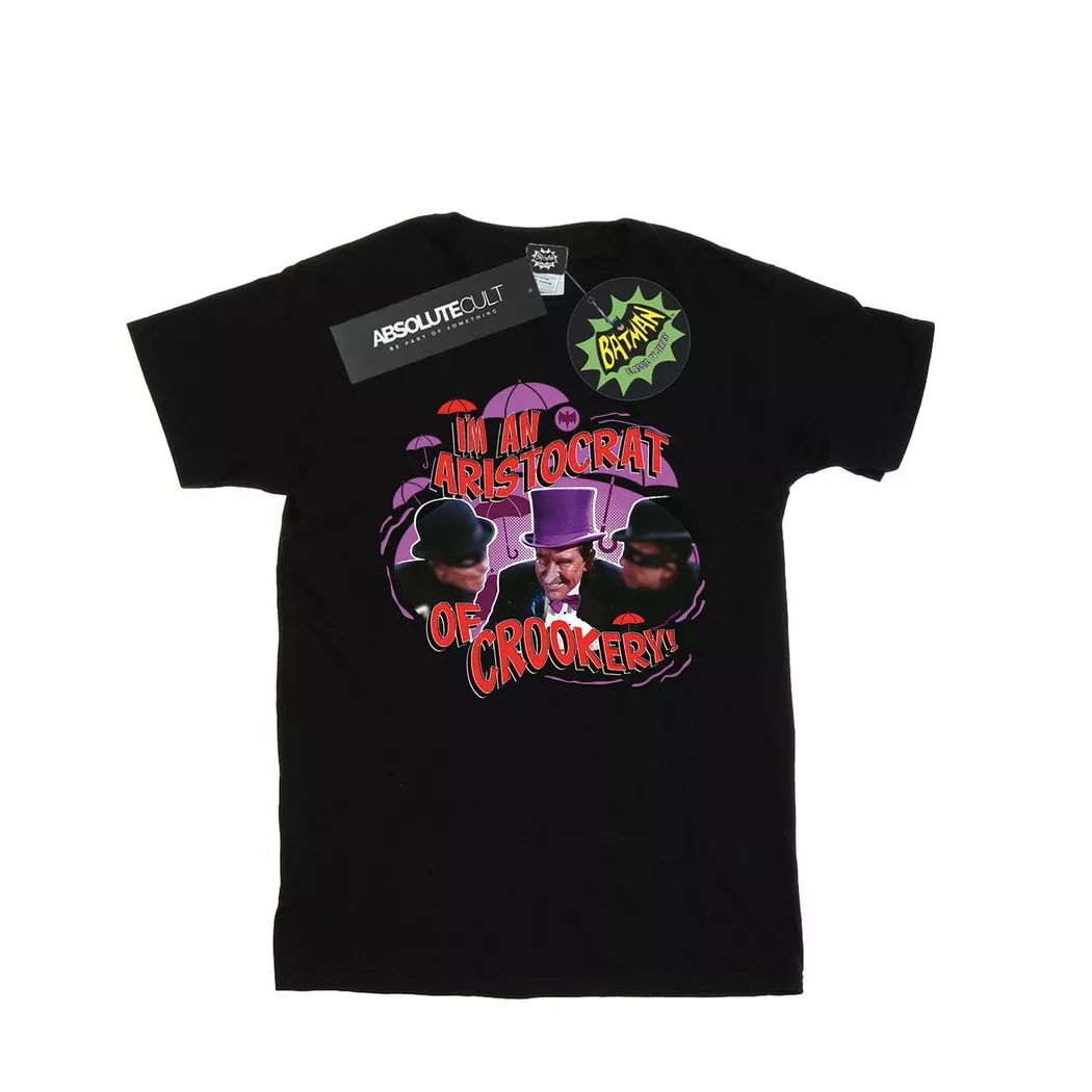 DC COMICS - TShirt, für Damen, Schwarz, Größe M