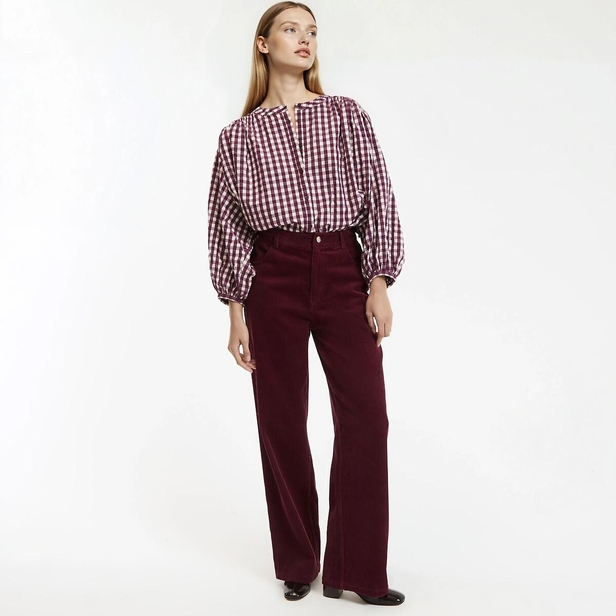 La Redoute Collections Camicia a Quadri Collo Coreana  