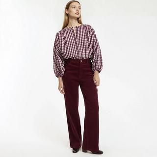 La Redoute Collections Camicia a Quadri Collo Coreana  