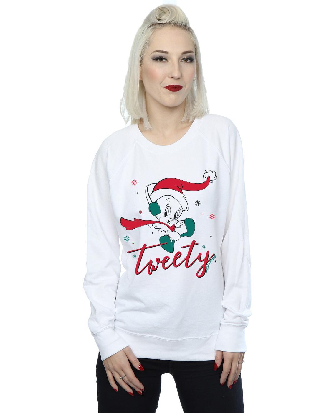 LOONEY TUNES  Tweety Pie Christmas Sweatshirt 