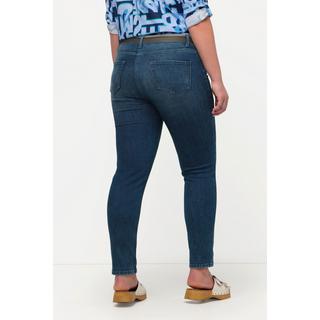 Ulla Popken  Jean Sarah, jambes étroites, ceinture élastique, 5 poches 