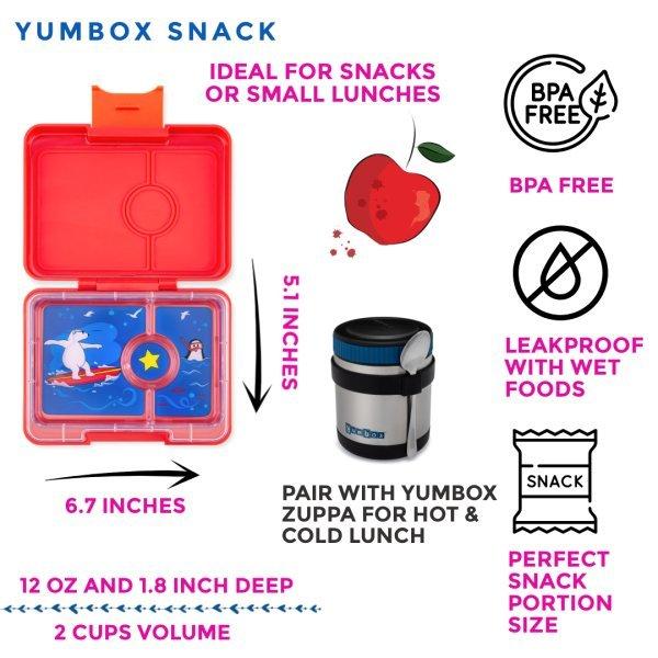 Yumbox Yumbox Snack S Roar Red Polar Bear Znüni Lunch Box  