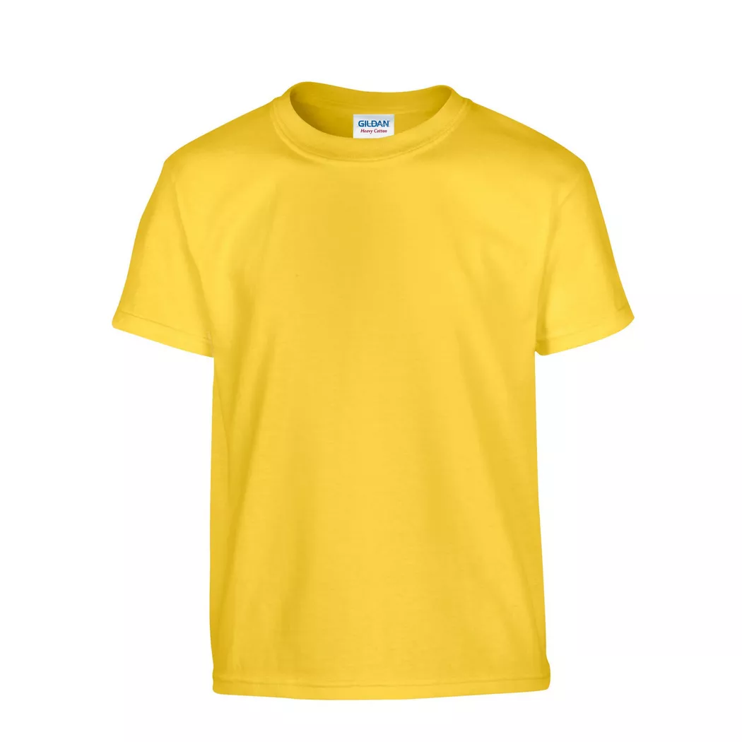 Gildan - TShirt, M, Gelb Bunt