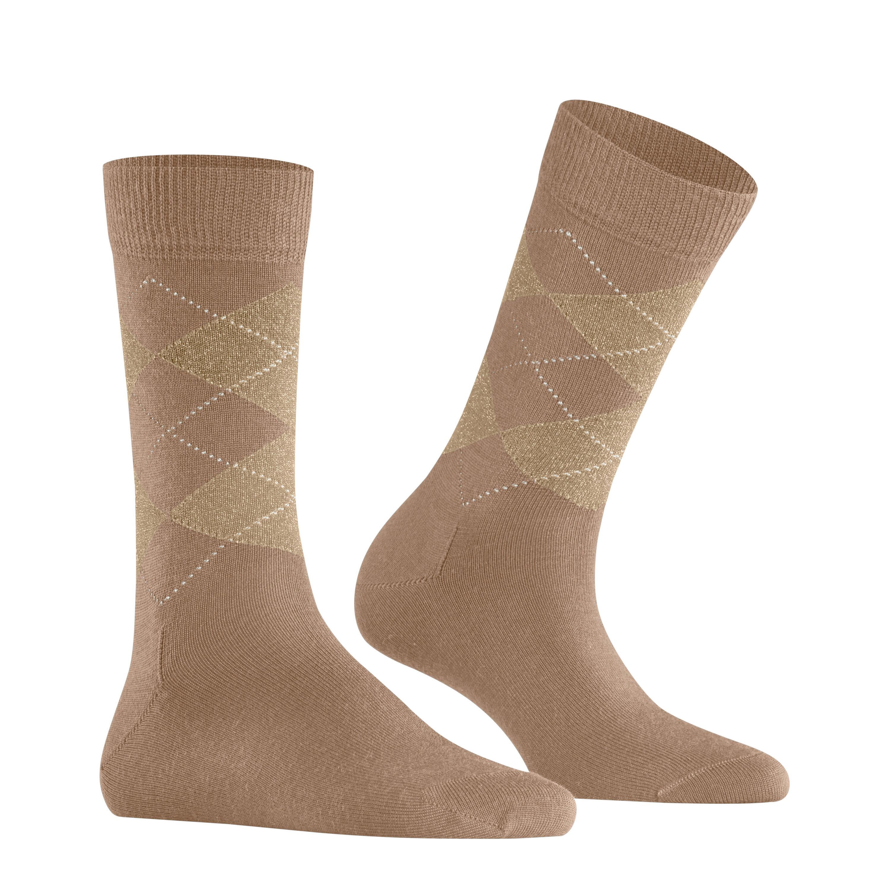 Burlington Marylebone Lurex Chaussettes Argyle  