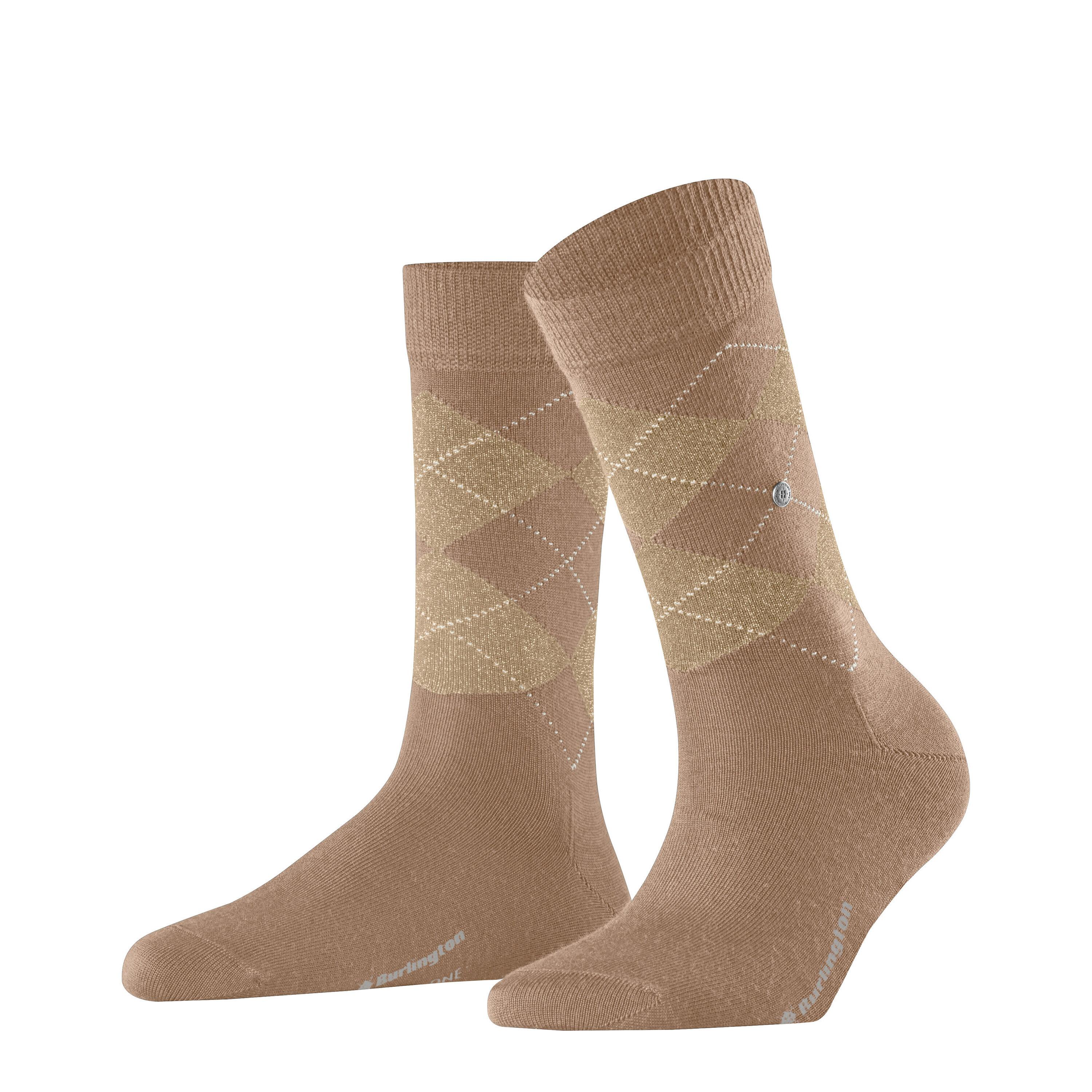Burlington Marylebone Lurex Chaussettes Argyle  
