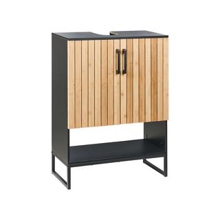 Beliani Mobile lavabo en Legno di bambù Moderno MISCANTI  