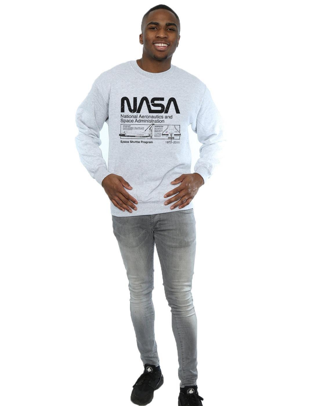 Nasa Space Shuttle Program Regular Fit Sweatshirt  