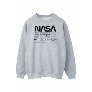 Nasa Space Shuttle Program Regular Fit Sweatshirt  